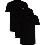 Camisetas negras de algodón de algodón  Lacoste talla S para hombre 