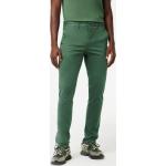 Pantalones chinos verdes de algodón Lacoste para hombre 