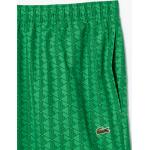 Pantalones estampados verdes de algodón cocodrilo Lacoste talla XXS para hombre 