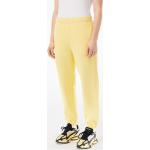 Pantalones deportivos amarillos de poliester informales Lacoste talla L para mujer 