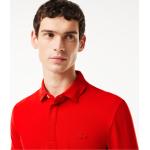 Lacoste - Polo Smart Paris de algodón piqué elástico Taille 3 - S Rojo