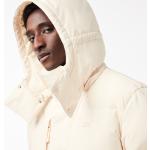 Abrigos blancos de algodón con capucha  impermeables Lacoste talla L para hombre 