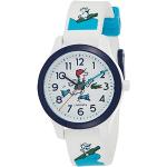 Relojes blancos de silicona de pulsera Cuarzo analógicos con logo Lacoste infantiles 