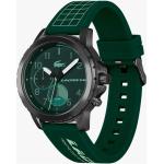 Relojes verdes de silicona Lacoste para hombre 