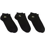 Calcetines deportivos negros de algodón cocodrilo Lacoste talla 35 para mujer 