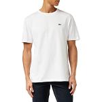 Camisetas blancas rebajadas con logo Lacoste talla L para hombre 