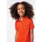 Vestidos polo infantiles naranja de algodón Lacoste 12 años 