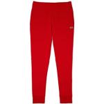 Pantalones rojos de algodón de chándal rebajados cocodrilo Lacoste talla S para hombre 