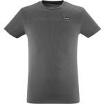 Camisetas deportivas grises de poliester rebajadas manga corta con cuello redondo transpirables de punto Lafuma talla S de materiales sostenibles para hombre 