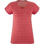 Camisetas deportivas rojas de poliester manga corta con escote V Lafuma talla S para mujer 