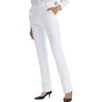 Pantalones blancos de spandex de fitness rebajados oficinas talla L para mujer 