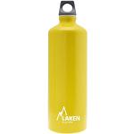 LAKEN Botella de Agua de Aluminio con Boca Estrecha - Cantimplora Ligera y Reciclable Aislante para Niños - Perfecta para Gimnasio, Viaje y Deporte - 600ml, 750ml, 1l