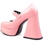 Zapatos rosas de charol de tacón Lamoda talla 37 para mujer 