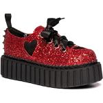 Zapatos rojos de goma con plataforma con cordones Lamoda talla 37 para mujer 