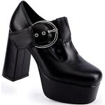 LAMODA Dream Lover, Zapato Corto Mujer, Color Negro, 39 EU