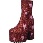 Botas rojas de goma con plataforma  Lamoda talla 40 para mujer 