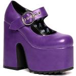 Zapatos lila de goma con plataforma Lamoda talla 40 para mujer 