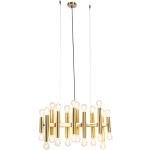Lámpara colgante Art Deco oro 24-luces - FACIL