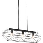 Lámparas colgantes negras de metal rebajadas minimalista lacado Qazqa Industrial 