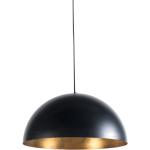 Lámparas colgantes negras de acero de rosca E27 rebajadas industriales Qazqa Industrial 