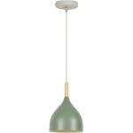 Lámparas colgantes verdes de metal de rosca E27 vintage 