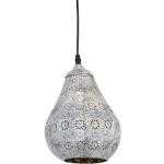 Lámparas colgantes grises de acero de rosca E14 rebajadas Qazqa 