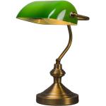 Lámparas verdes de bronce de mesa rebajadas Qazqa 