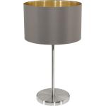 Lámpara de mesa maserlo cappuccino/oro