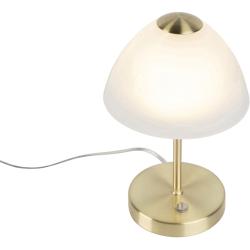 Lámpara de mesa moderna dorada regulador LED - JOYA