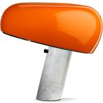 Lámparas naranja de metal de mesa Peanuts Snoopy Flos con acabado brillante 