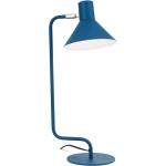 Lámpara de mesa Viktoria cabeza ajustable azul