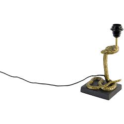 Lámpara de mesa vintage latón negro - SLANGE
