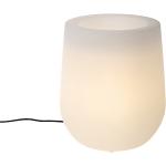 Lámparas LED blancas de plástico de rosca E27 rebajadas modernas Qazqa 