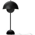 Lámpara de sobremesa 220/240V 50Hz en Acero Inoxidable, Modelo Flowerpot VP3, Acabado Negro Mate, 23 x 23 x 50 centímetros (Referencia: 20729501)