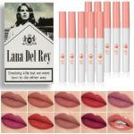 Lana Del Rey Lipstick | 10 Colores Lana Del Rey Lápiz Labial | Lana Del Rey Lápiz Labia Para Mujeres
