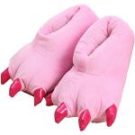 Zapatillas de casa rosas de lana de invierno talla 34 para mujer 