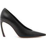 Zapatos negros de cuero con tacón más de 9cm LANVIN talla 41 para mujer 