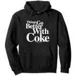 Sudaderas negras de encaje con capucha Coca Cola de encaje Coca Cola talla S para mujer 