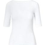Camisetas blancas de algodón de manga corta manga corta con cuello redondo de punto Ralph Lauren Lauren talla XL para mujer 