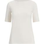 Camisetas blancas de algodón de manga corta manga corta de punto Ralph Lauren Lauren talla XL para mujer 