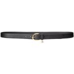 Cinturones negros de cuero con hebilla  Ralph Lauren Lauren talla XS para mujer 