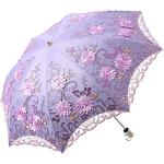 Paraguas morados de encaje de encaje talla M para mujer 