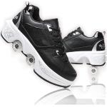Zapatillas negras de goma de skate con ruedas talla 41 para mujer 