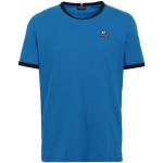 Camisetas azules neón de algodón de manga corta manga corta con cuello redondo con logo Le Coq Sportif talla S para hombre 