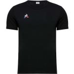 Camisetas deportivas negras de algodón rebajadas tallas grandes Le Coq Sportif talla 4XL para hombre 