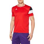 Camisetas deportivas rojas manga corta transpirables Le Coq Sportif talla S para hombre 