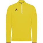Sudaderas deportivas amarillas de poliester rebajadas con logo Le Coq Sportif talla XL para hombre 