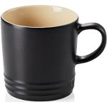 Tazas negras de cerámica de café  de 300 ml aptas para lavavajillas Le Creuset 