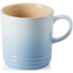 Tazas azules de cerámica de café  rebajadas de 300 ml aptas para lavavajillas Le Creuset 