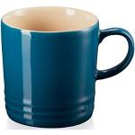 Tazas azules de cerámica de café  de 300 ml aptas para lavavajillas Le Creuset 